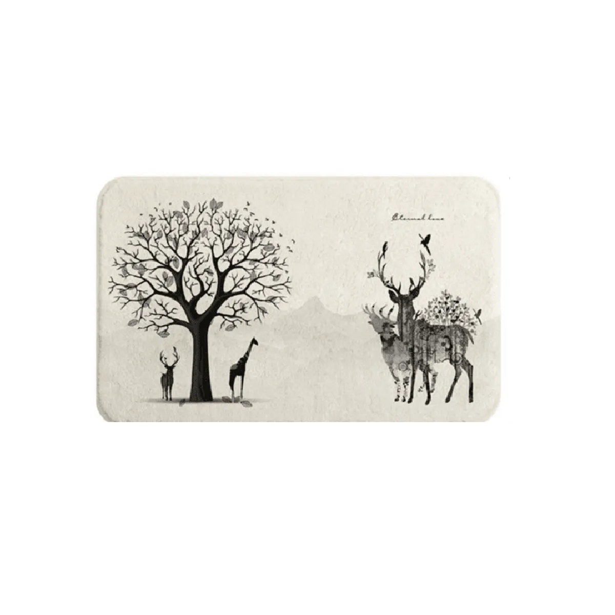 CARIBEE - Alfombra De Baño Absorbente Suave De Baño