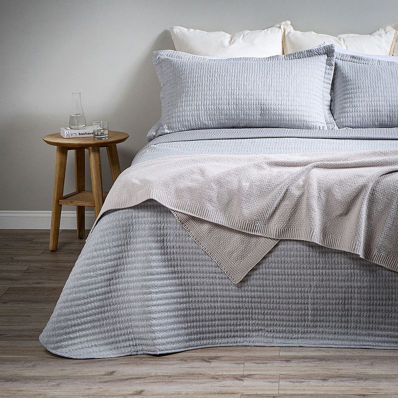 ROSEN - Cobertor Supersoft Gris Melange 2 Plazas