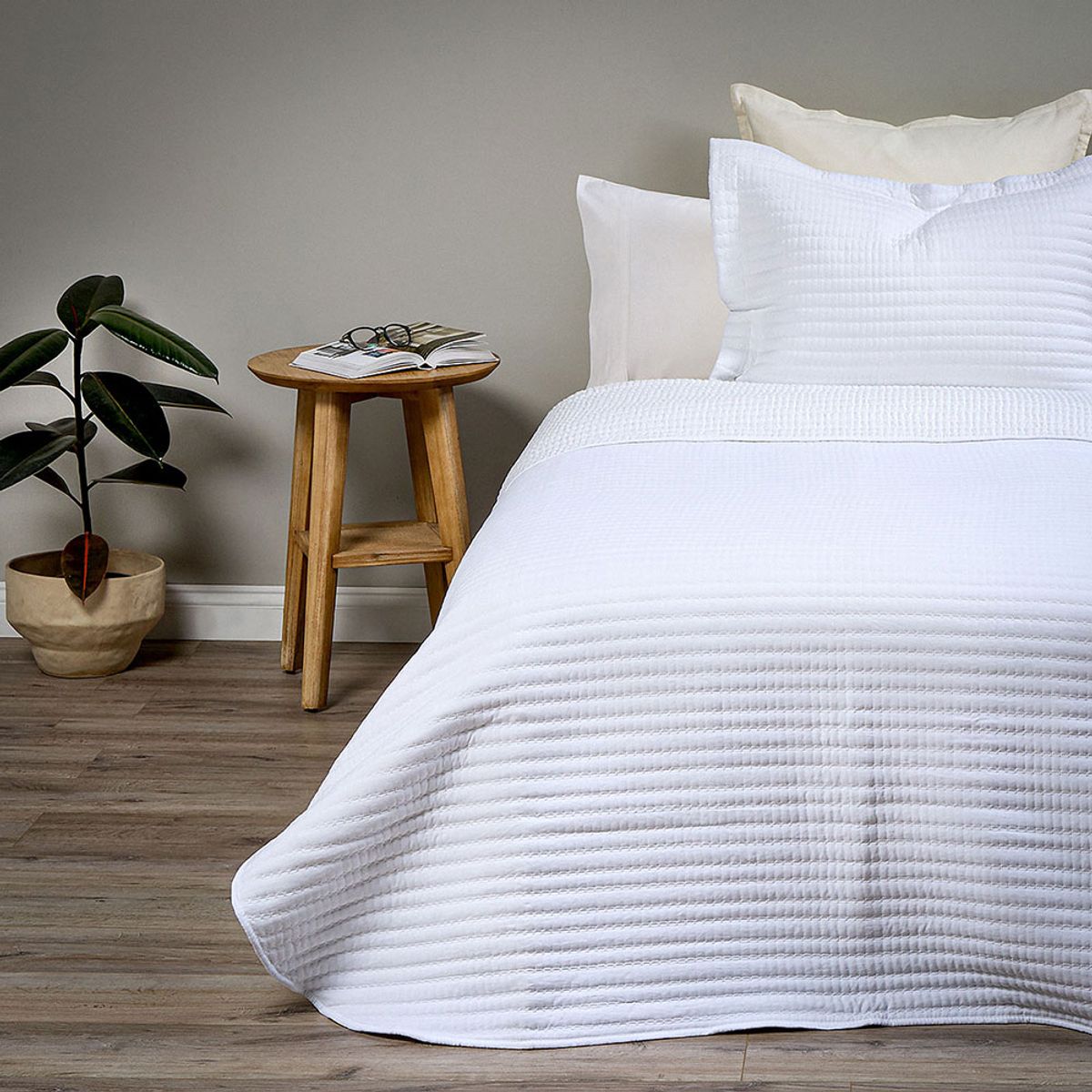 ROSEN - Cobertor Supersoft Blanco 1,5 Plazas