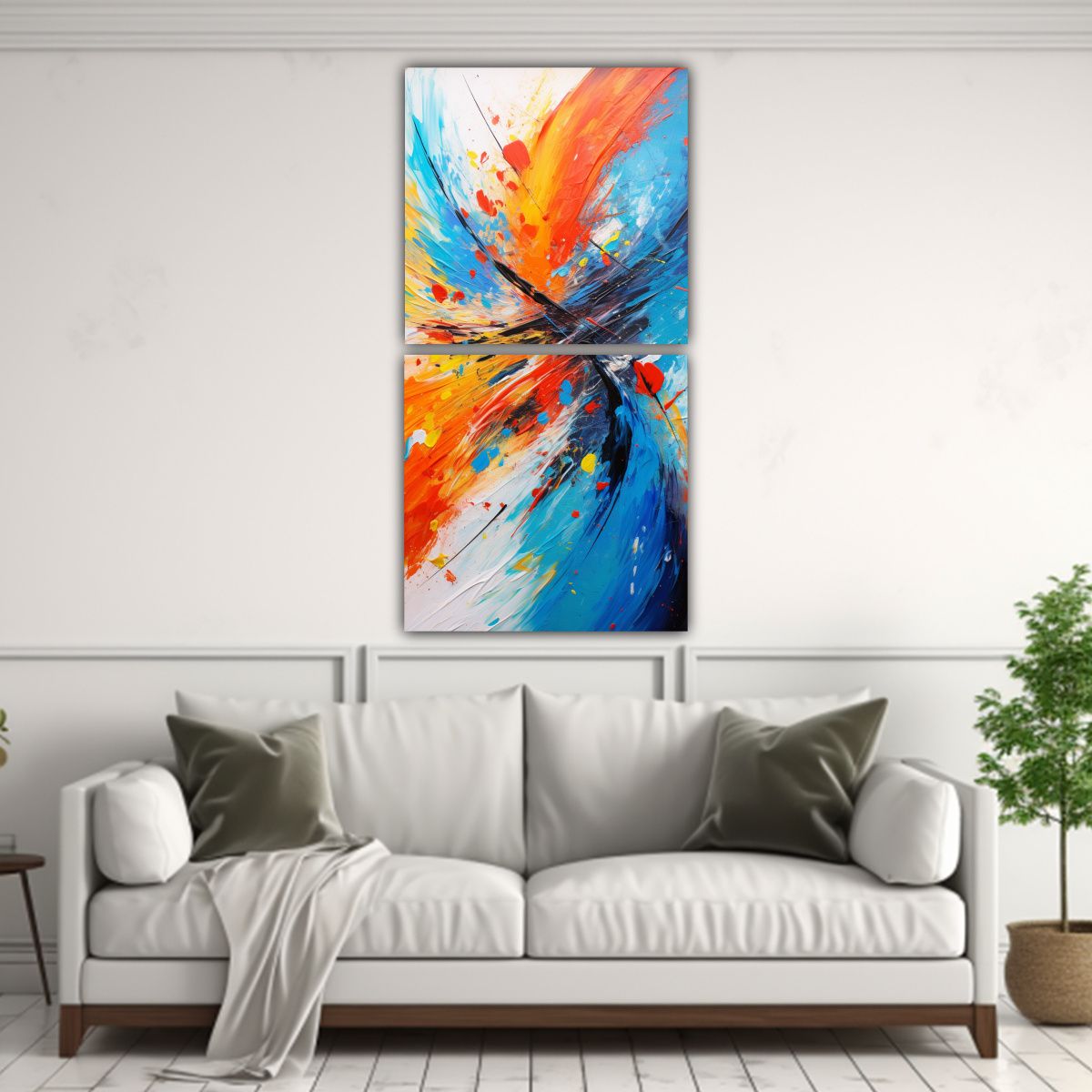 GENERICO - Cuadro Espectacular Simplicidad Arte Abstracto 60x120 Cm