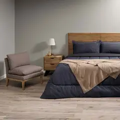 ROSEN - Plumón Cotton Grafito 2 Plazas