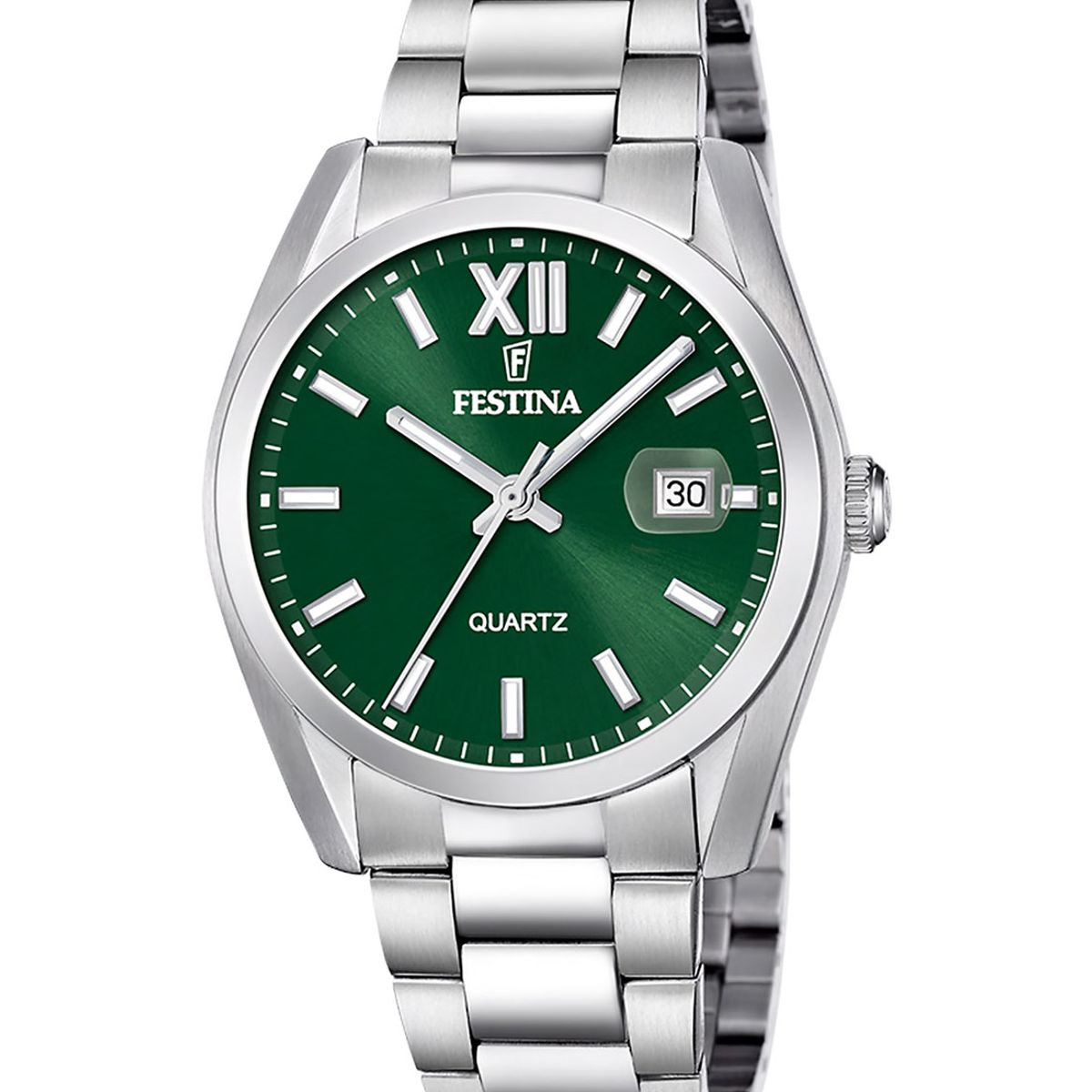 FESTINA - Reloj F20707/8 Festina Verde Hombre Acero Clasico