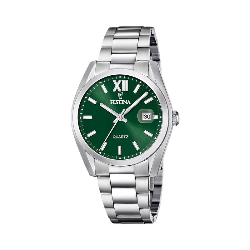 FESTINA - Reloj F20707/8 Festina Verde Hombre Acero Clasico