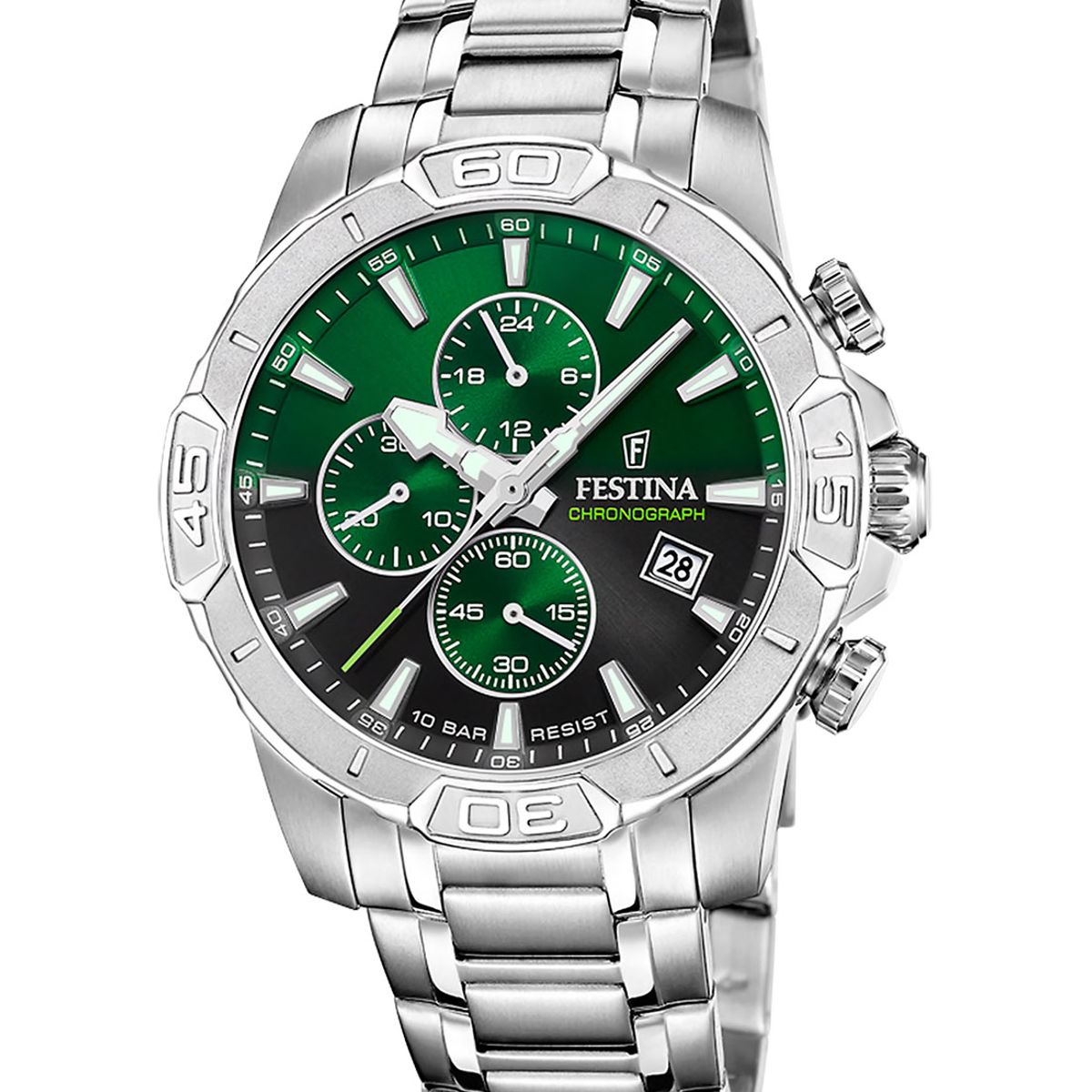 FESTINA - Reloj F20704/5 Festina Verde Hombre Timeless Chronograph