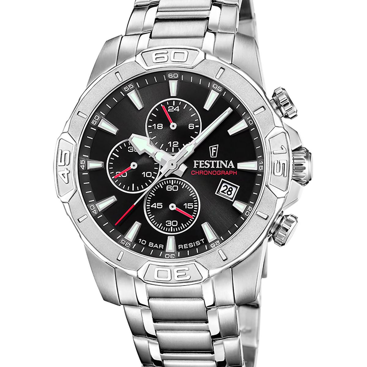 FESTINA - Reloj F20704/3 Festina Negro Hombre Timeless Chronograph