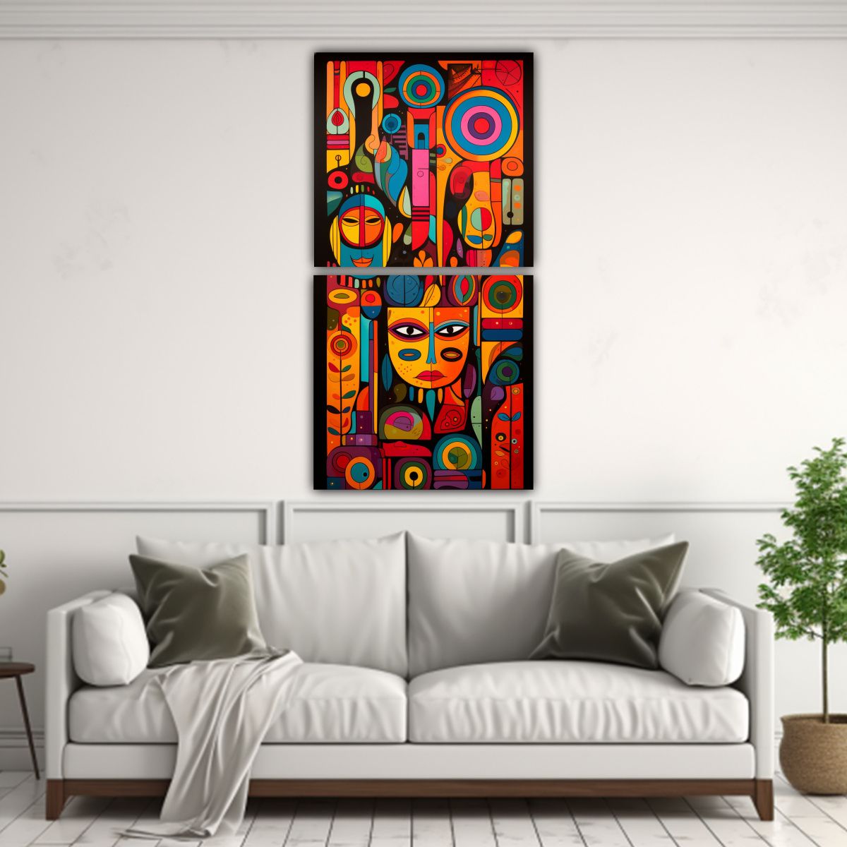 GENERICO - Pinturas Decorativas Con Reinterpretación 20x40 Cm