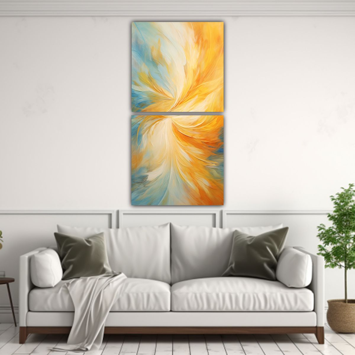 GENERICO - Pinturas De Decoración Inspiradas En Impactantes 20x40 Cm