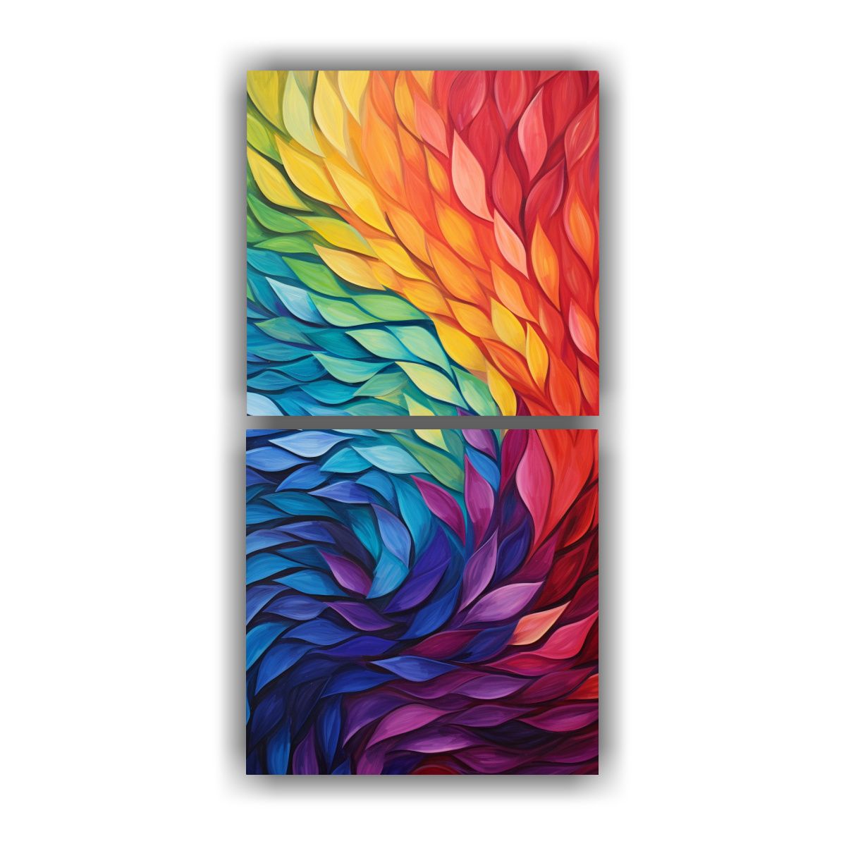 GENERICO - Cuadros Decorativos Modernos Multicolor Con 60x120 Cm