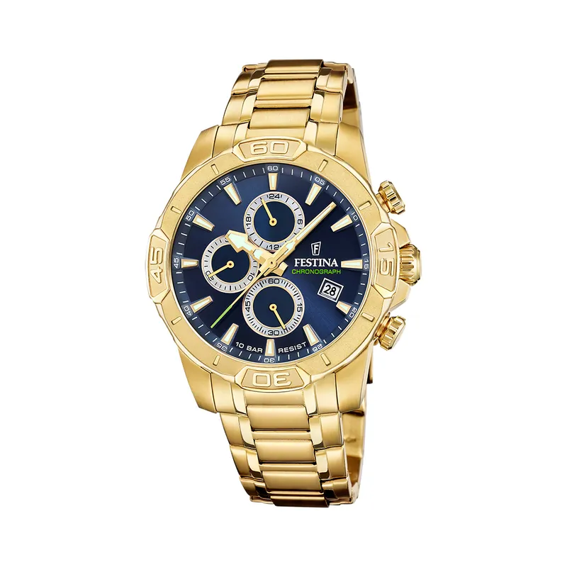 FESTINA - Reloj F20705/5 Festina Azul Hombre Timeless Chronograph
