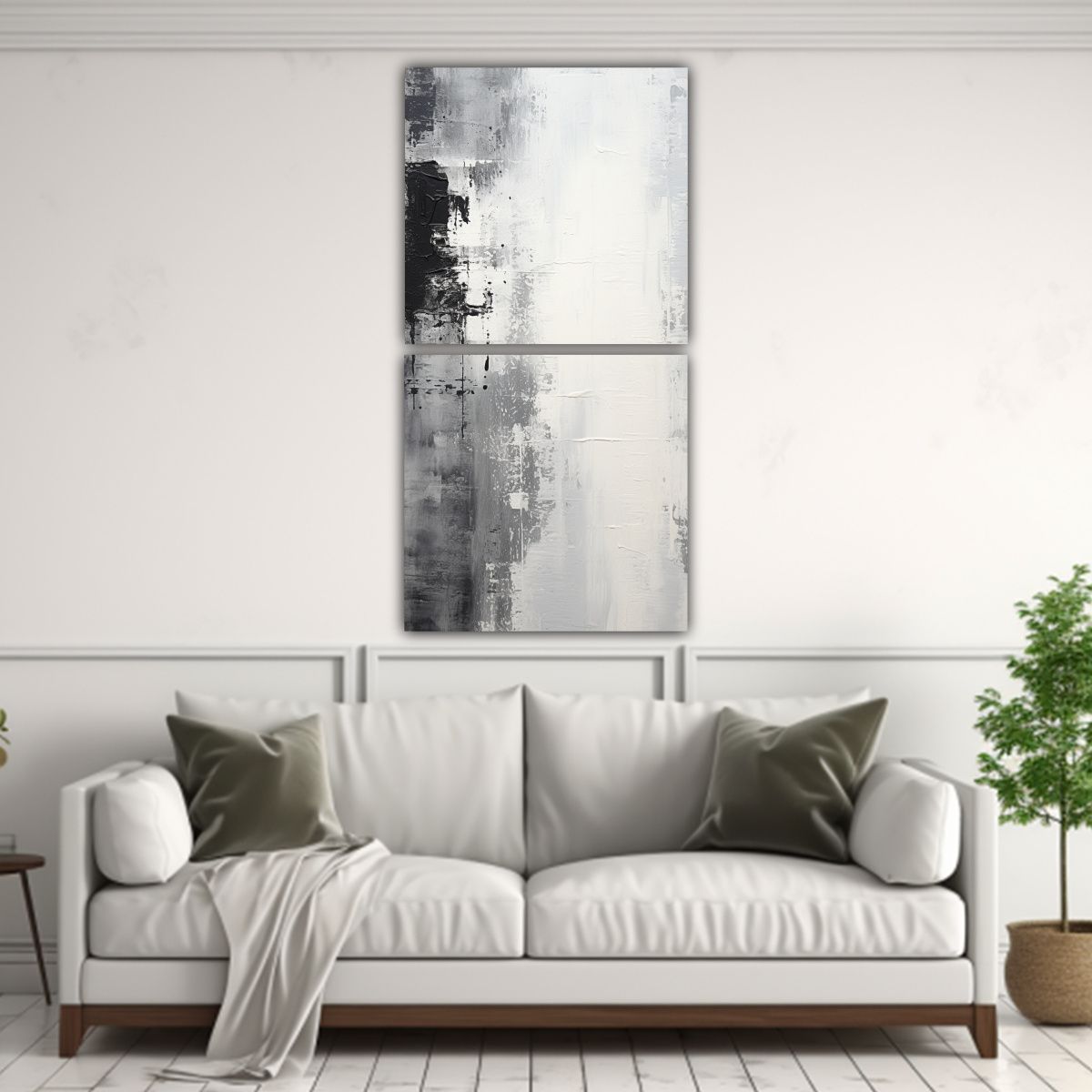 GENERICO - Pinturas Abstractas De Cambio Climático Para 20x40 Cm