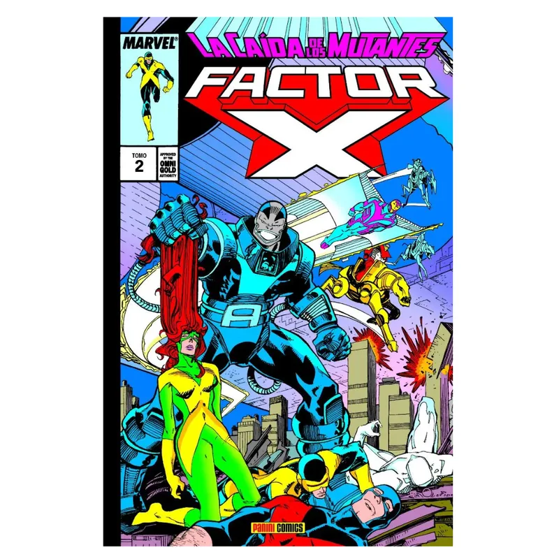 PANINI CHILE - Marvel Gold Factor-X N°2 - La Caída de los Mutantes