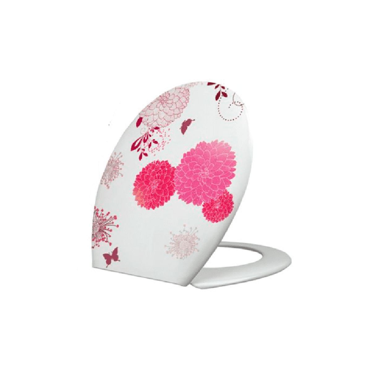CARIBEE - Tapa de Inodoro Baño WC Asiento Rosa