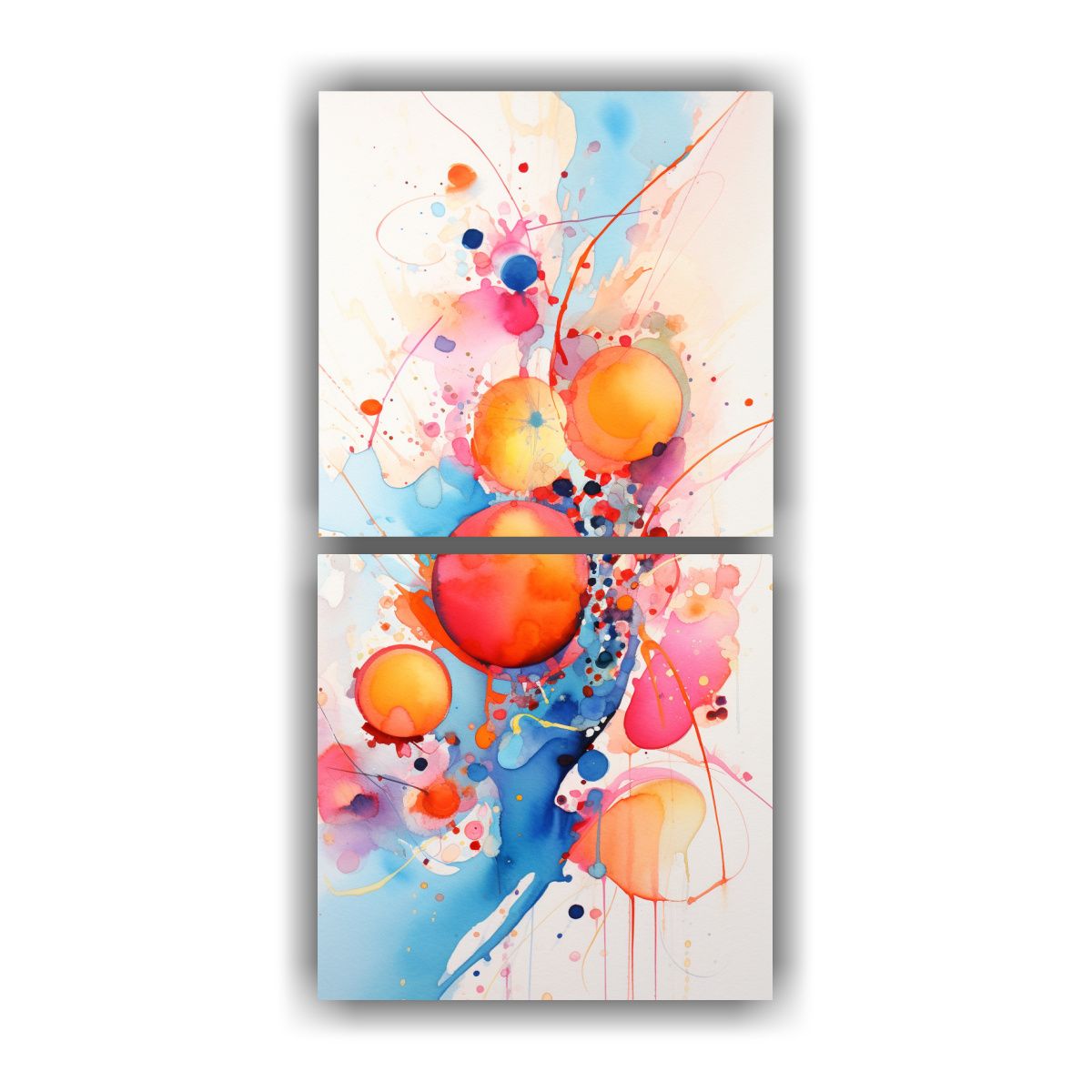 GENERICO - Pinturas Decorativas Con Motivos De Salpicaduras 20x40 Cm