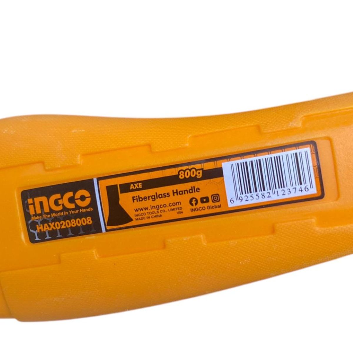 INGCO - Hacha De Mano Mango De Fibra 800grs Ingco Hax0208008