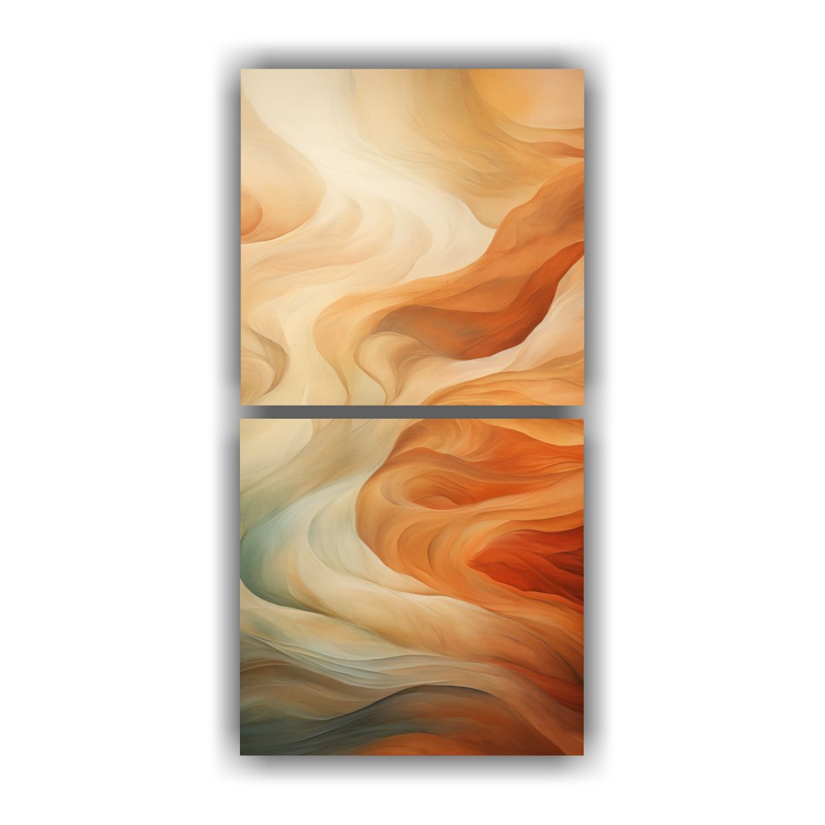 GENERICO - Paisajes Minimalistas Desierto Mojave En Lienzos 30x60 Cm