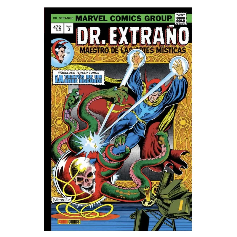 PANINI CHILE - Marvel Gold Doctor Extraño N°3 - A Través de un Orbe Oscuro