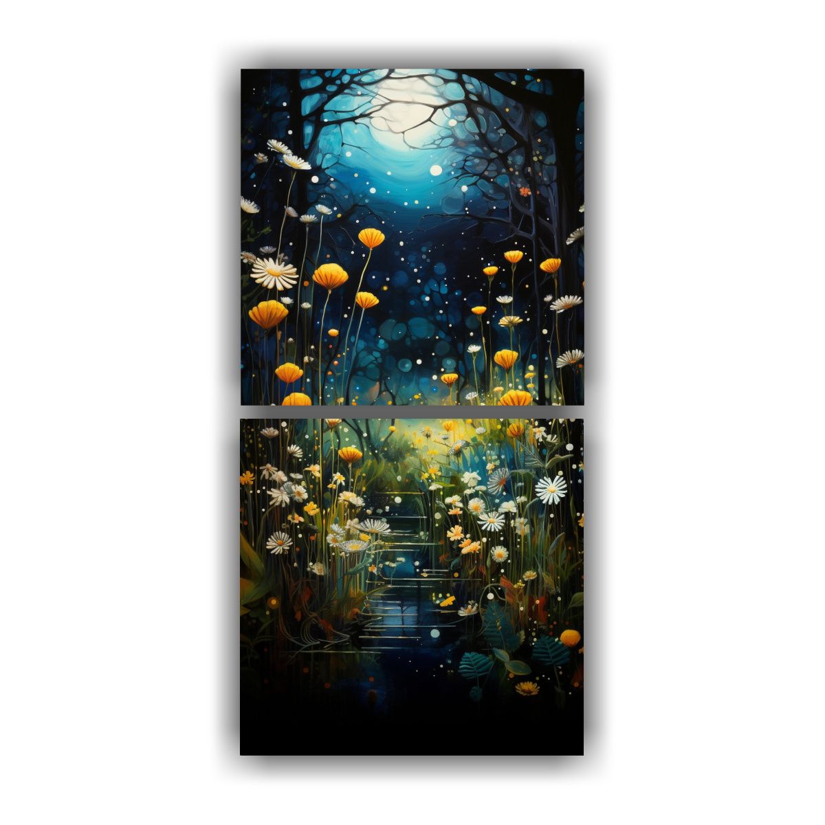 GENERICO - Cuadros Abstracto Originalidad The Mystique Of A 50x100 Cm