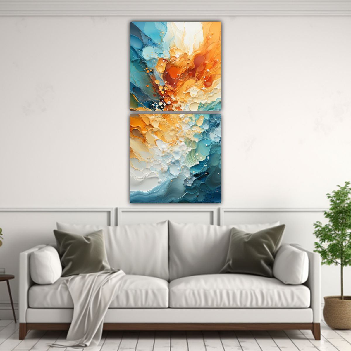 GENERICO - Felicitaciones De Año Nuevo En Estilo Ab 30x60 Cm