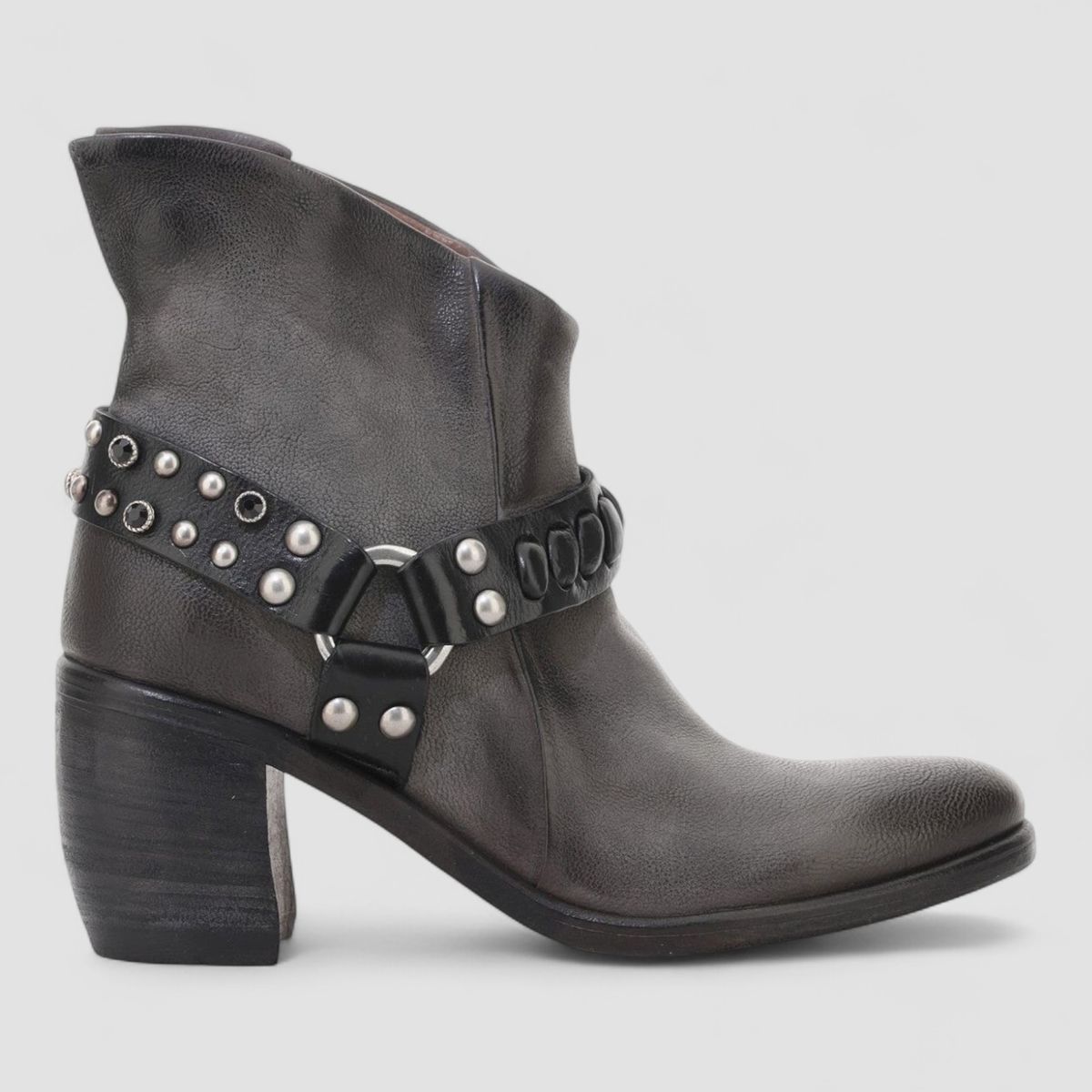 AS 98 - BOTIN MUJER RUBY GRIS PLATA AS98