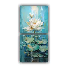 GENERICO - Pinturas Decorativas Inspiración Turquesa Con 60x120 Cm