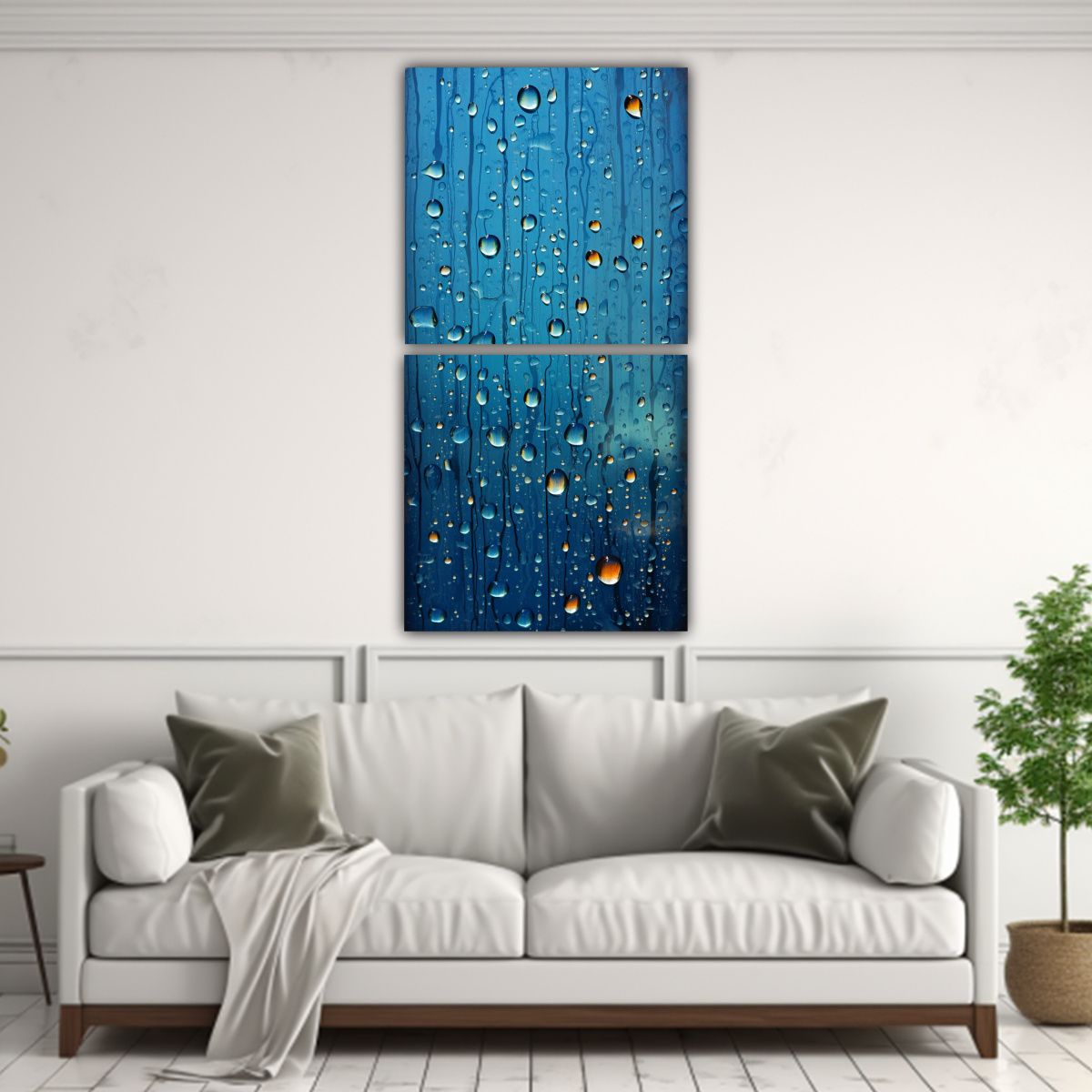 GENERICO - Pinturas Decorativas Verticales Abstractas Con 50x100 Cm