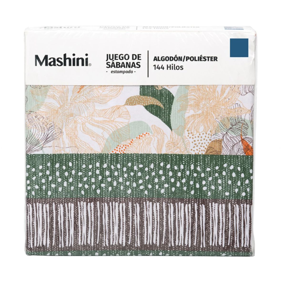 MASHINI - Sabanas 2 Plaza 144 Hilos Marca Mashini  Garden