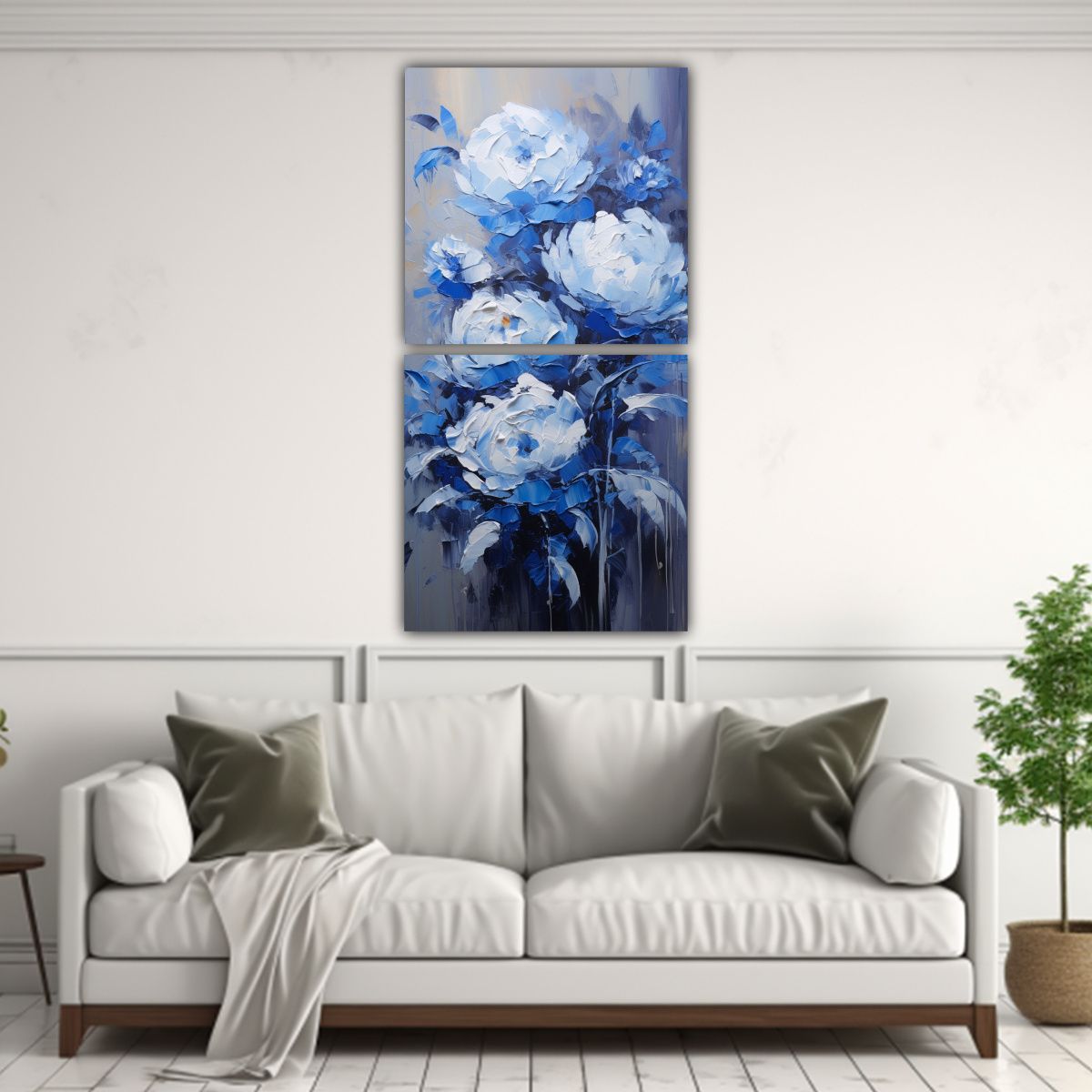 GENERICO - Lienzo Decorativo Fantasía Pintura En Tela 20x40 Cm