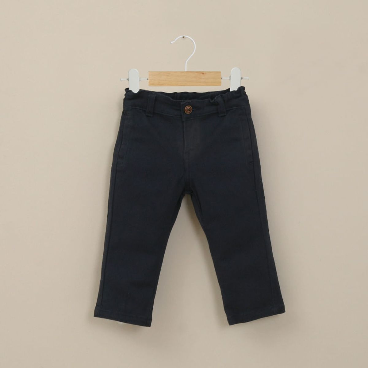 OPALINE - Pantalón de gabardina azul de niño