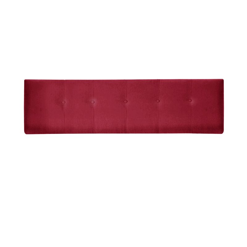 LATAM HOME - Respaldo BEST Tela Velvet Burdeo 2 Plazas