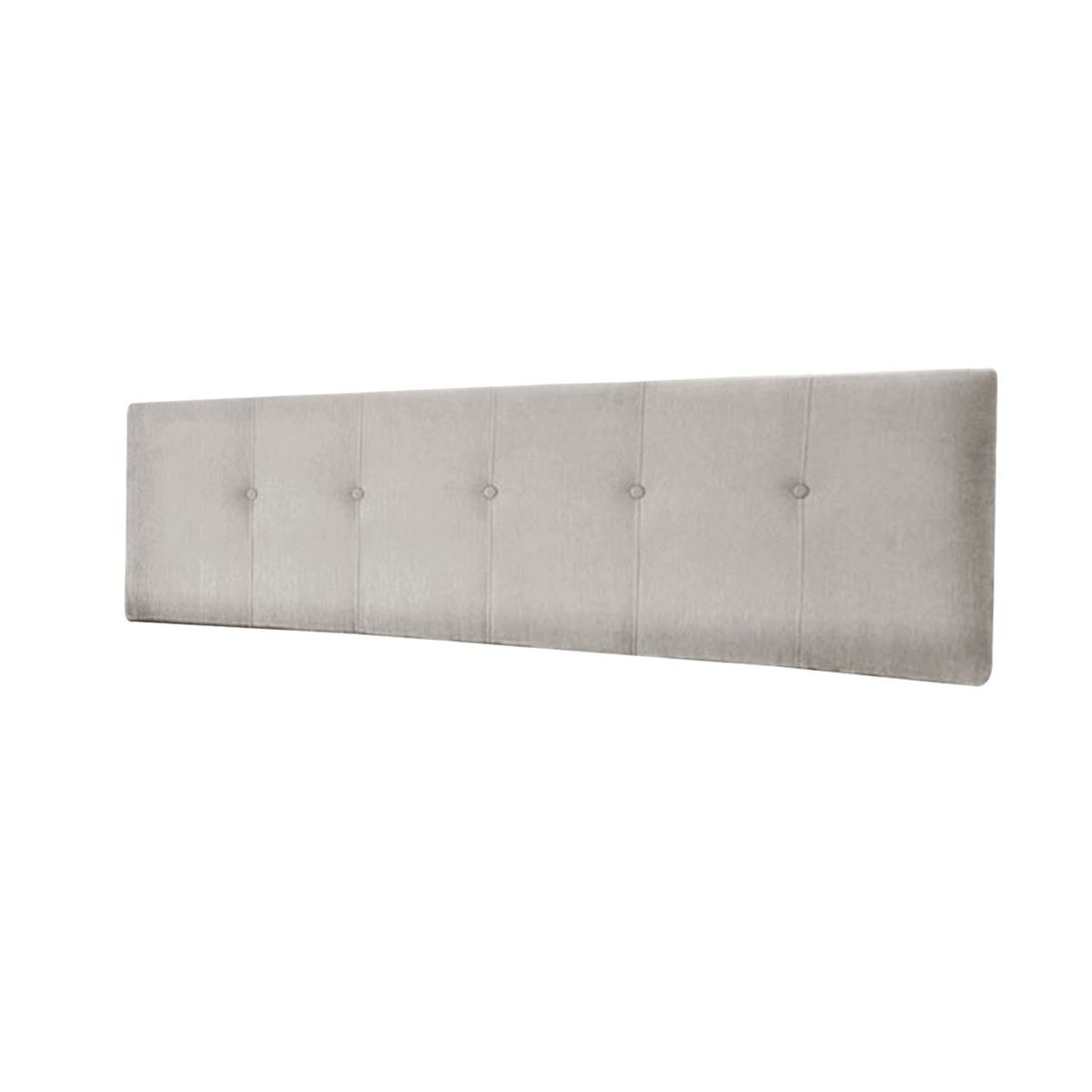 LATAM HOME - Respaldo BEST Tela Velvet Gris 2 Plazas