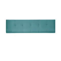 LATAM HOME - Respaldo BEST Tela Velvet Turquesa 2 Plazas