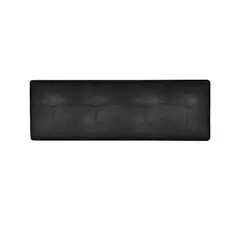 LATAM HOME - Respaldo BEST Tela Velvet Negro 2 Plazas