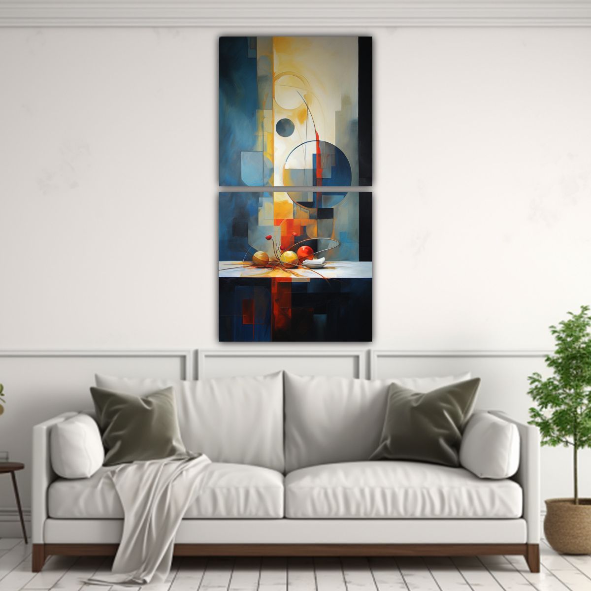 GENERICO - Pinturas Abstractas Para Comedor Diseño 60x120 Cm