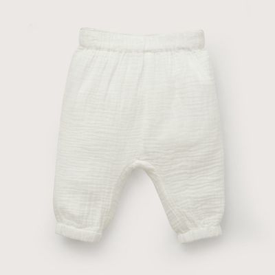 Imagen 2 del producto Pantalón bombacho blanco de bebé niña