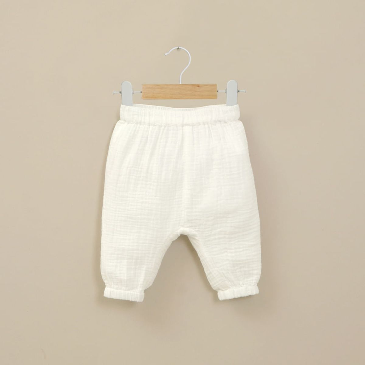 OPALINE - Pantalón bombacho blanco de bebé niña