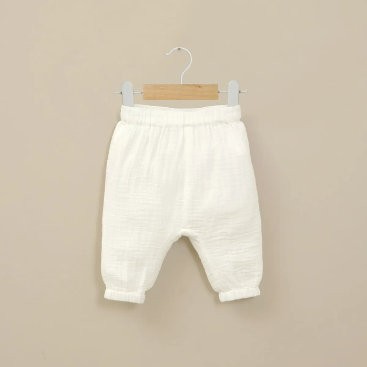 OPALINE - Pantalón bombacho blanco de bebé niña