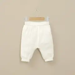 OPALINE - Pantalón bombacho blanco de bebé niña