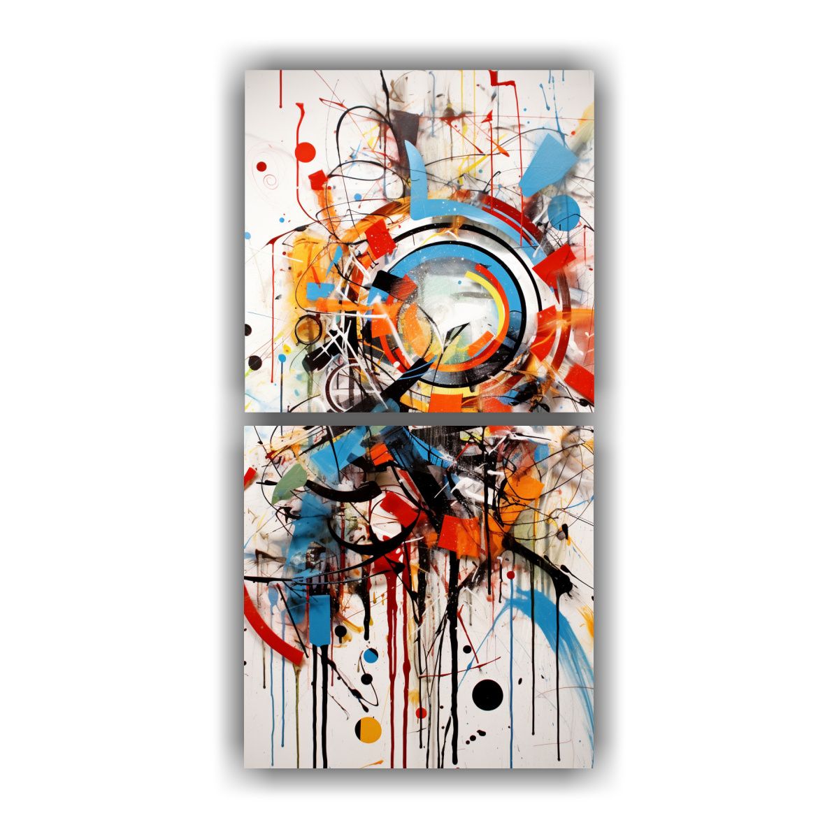 GENERICO - Pintura Decorativa De Estilo Avantgarde De 20x40 Cm