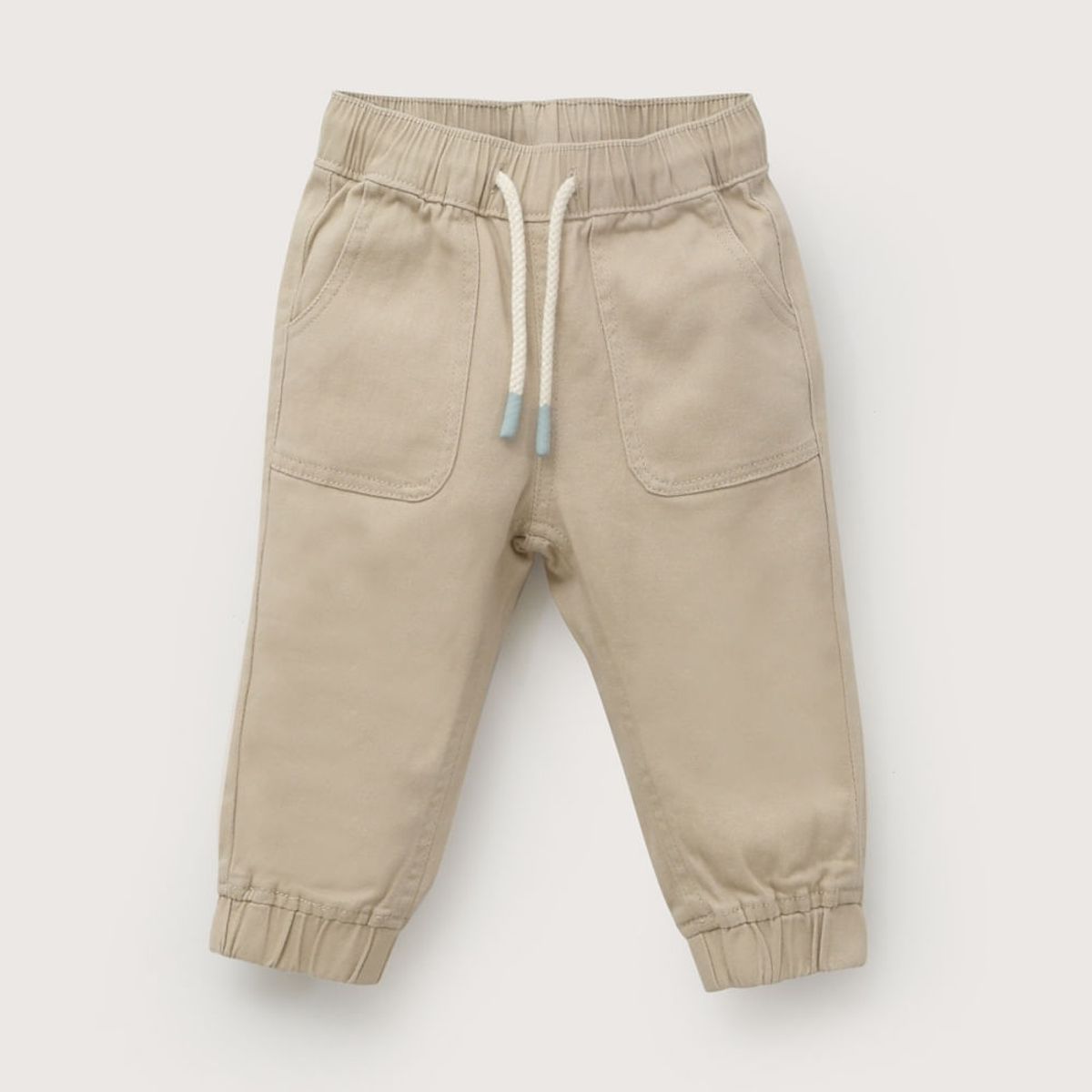 OPALINE - Pantalón jogger beige de niño