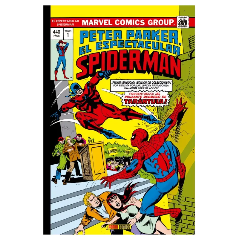 PANINI CHILE - Marvel Gold - Peter Parker El Espectacular Spiderman N°1