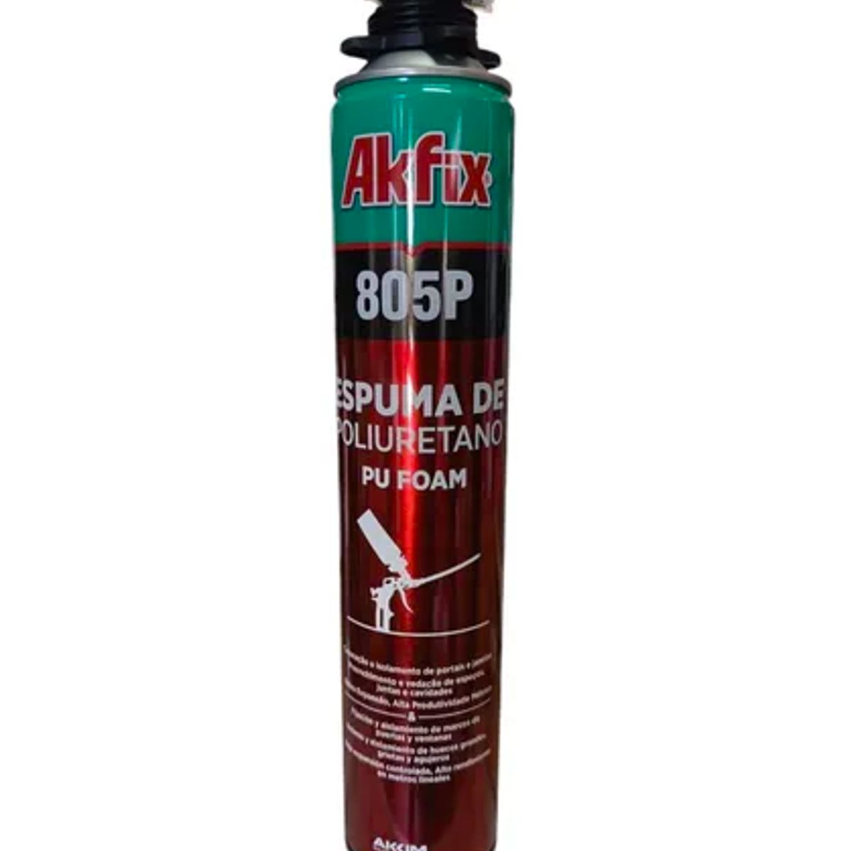 AKFIX - Espuma Expansiva De Poliuretano Akfix 805p Para Pistola 850g