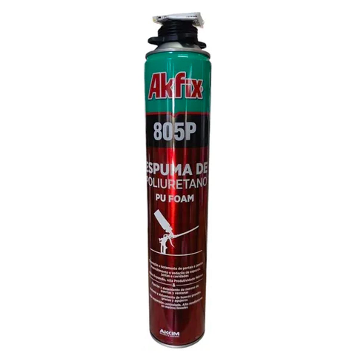 AKFIX - Espuma Expansiva De Poliuretano Akfix 805p Para Pistola 850g