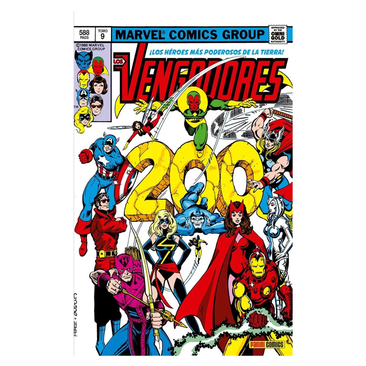 PANINI CHILE - Marvel Gold - Los Vengadores N°9