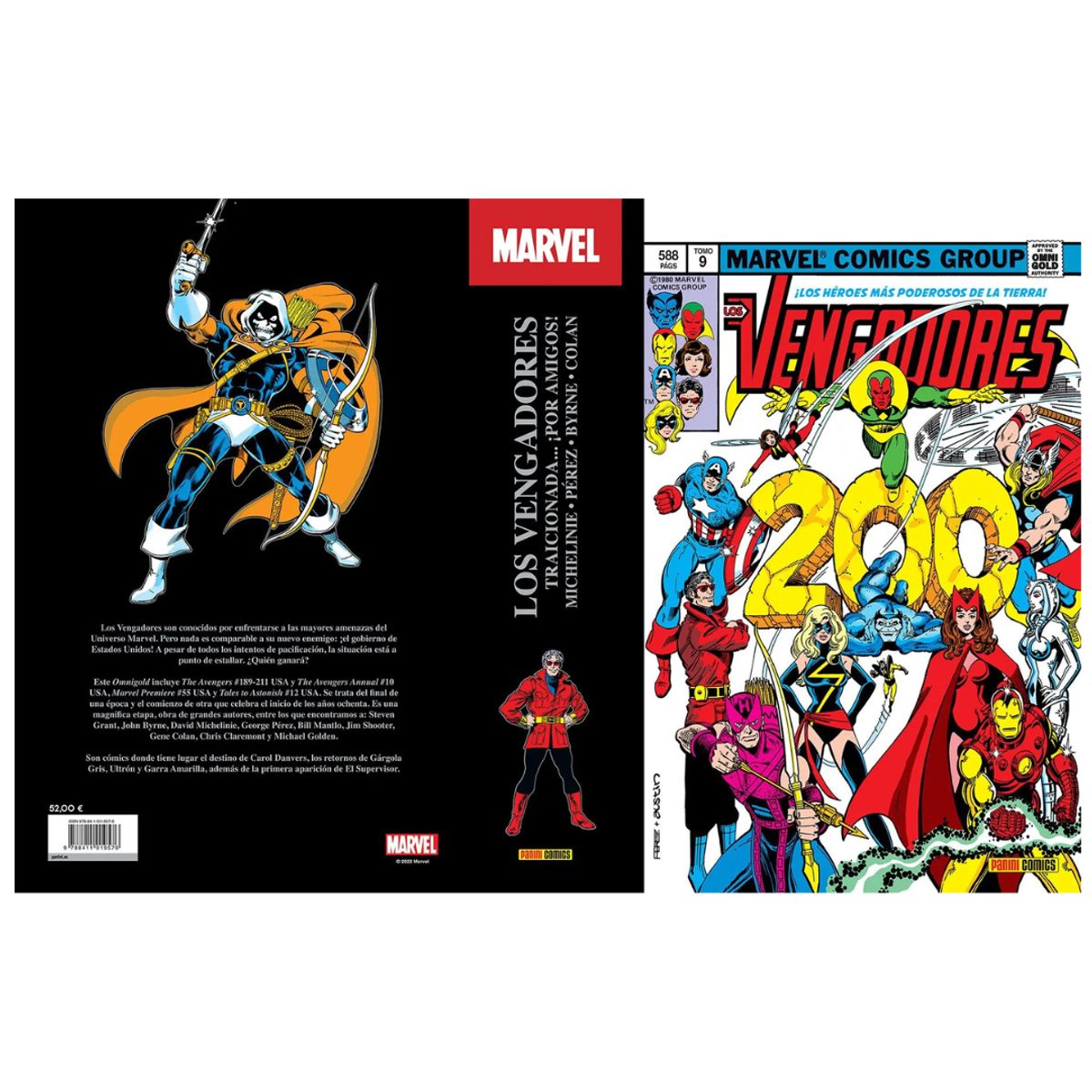 PANINI CHILE - Marvel Gold - Los Vengadores N°9