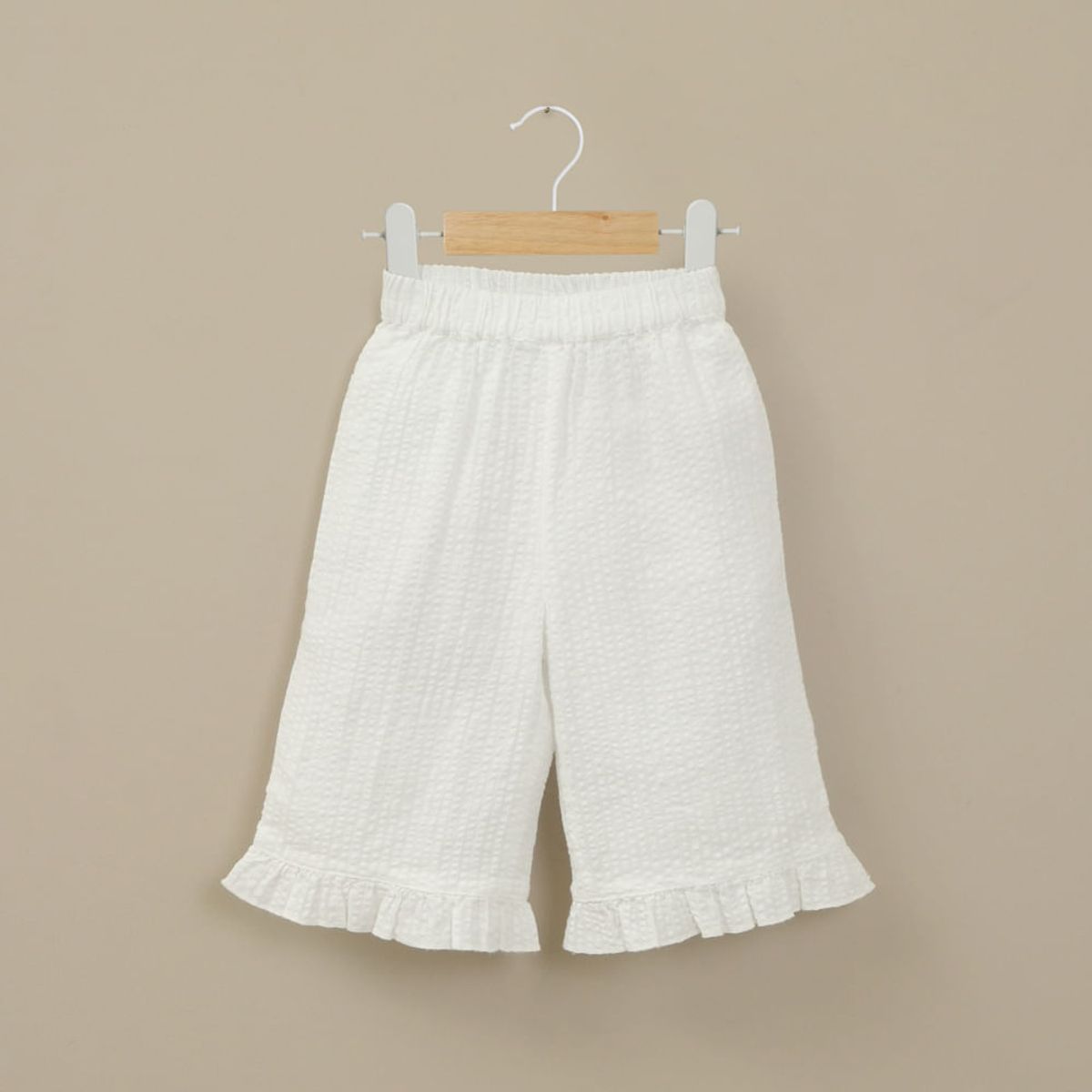 OPALINE - Pantalón palazzo blanco de niña