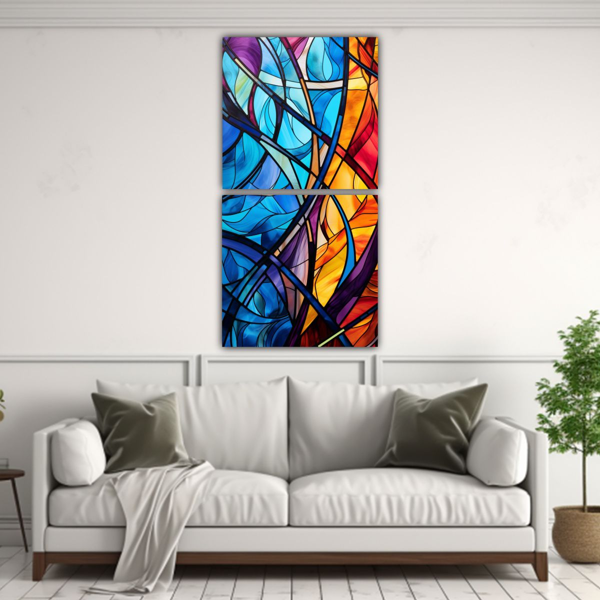 GENERICO - Pinturas Decorativas De Fusión Abstracta Y 30x60 Cm