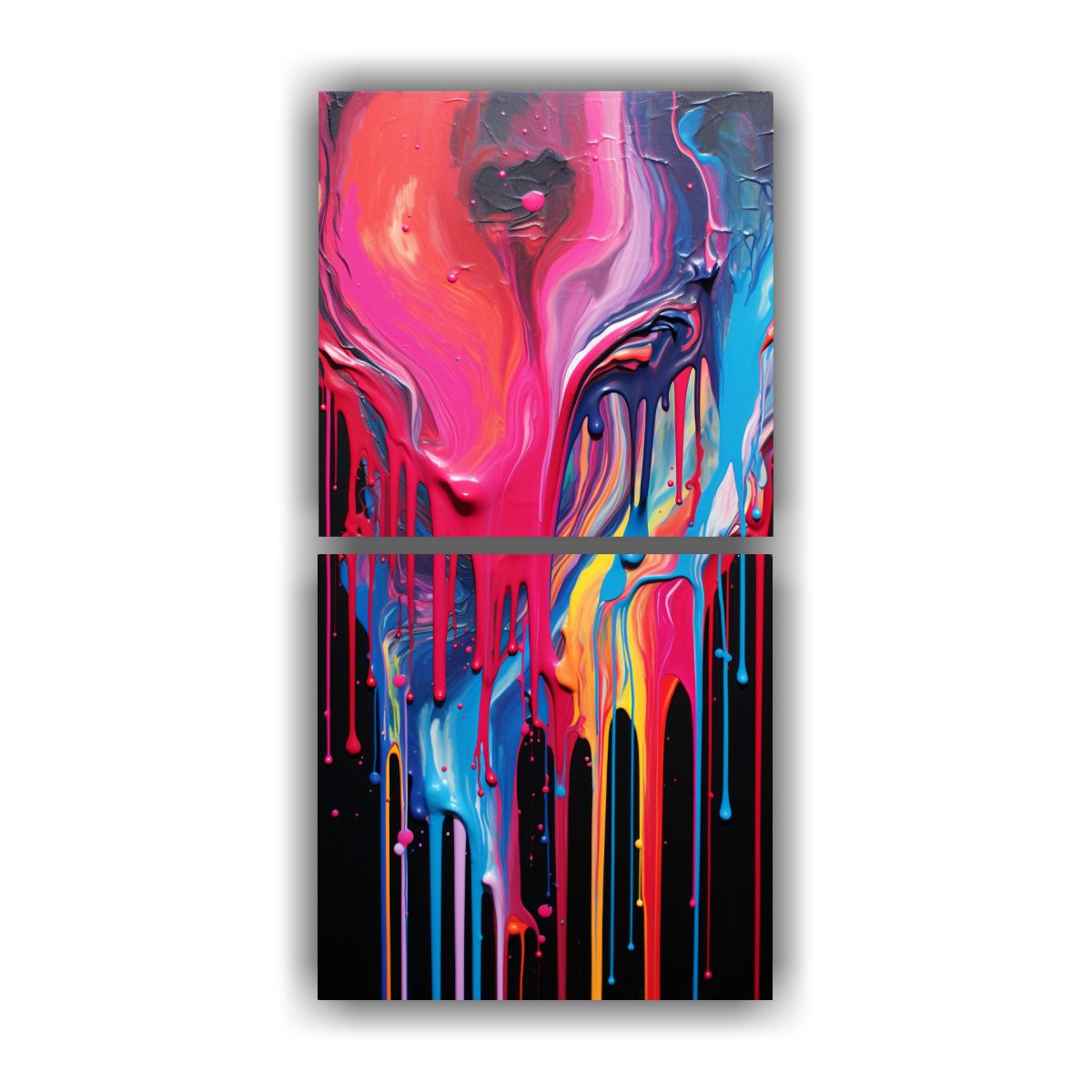 GENERICO - Pinturas Decorativas Abstractas En El Estilo De 20x40 Cm