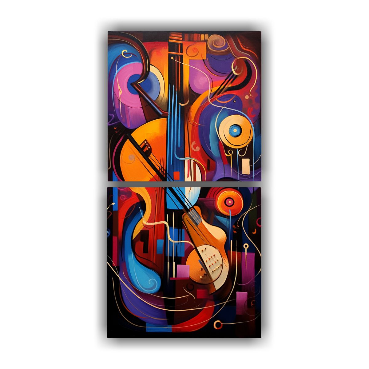 GENERICO - Pinturas Decorativas De Mural Abstracción 40x80 Cm