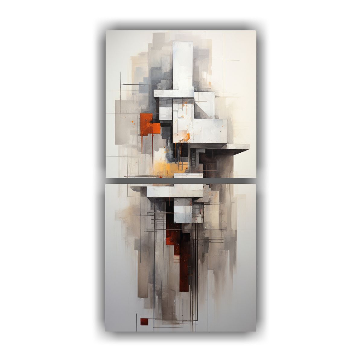 GENERICO - Conjunto De Lienzos De Cuadro Estética 60x120 Cm