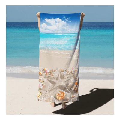 Imagen 2 del producto Toalla De Playa Microfibra Estampado Secado Rápido